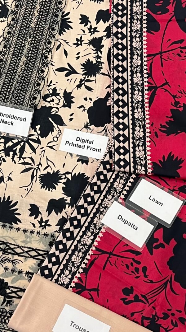 Zainab Chottani Lawn 3pc Summer Casual Collection - Image 4